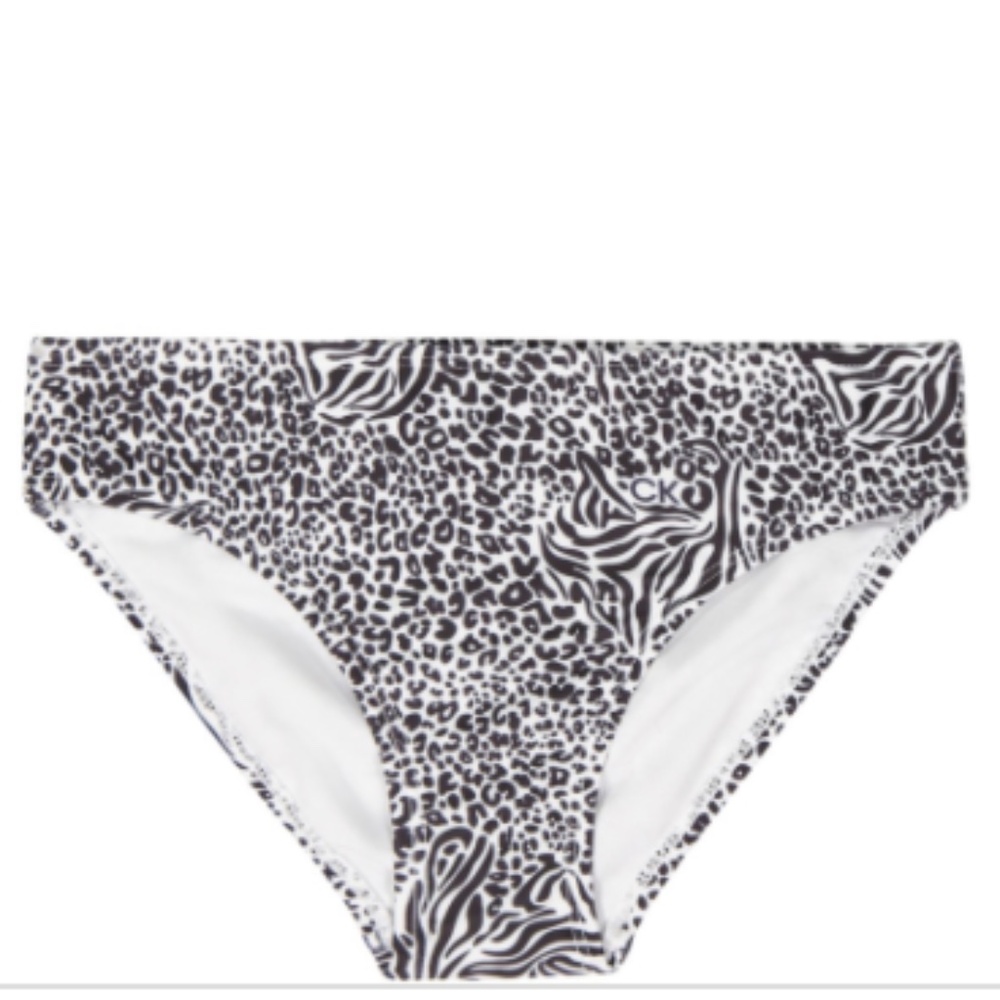 Calvin Klein Big Girls Knot Bikini Swimsuit, ONLY BOTTOM